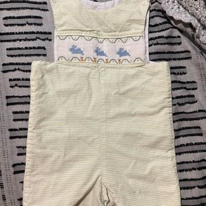 Easter Seersucker Shortall